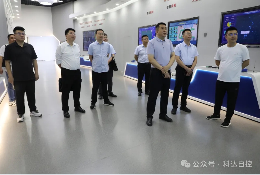 联通（山西）工业互联网有限公司总司理杨卫东一行走进卡奇娱乐自控旅行调研